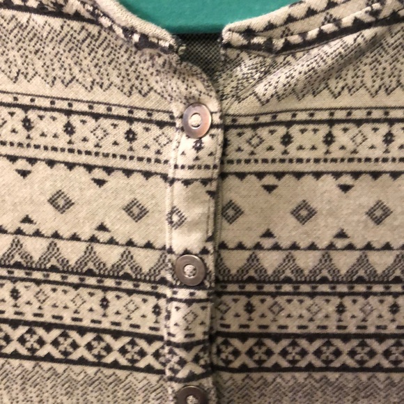 Columbia Fair isle heavy knit Henley - Picture 3 of 6